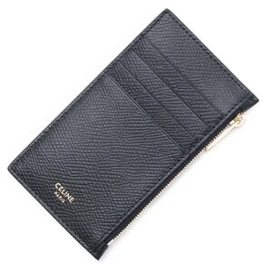 Celine Fragment Card Wallet Black